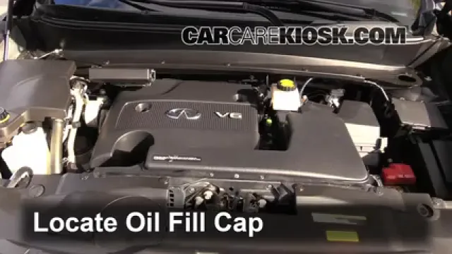 2013 Infiniti JX35 3.5L V6 Aceite Agregar aceite